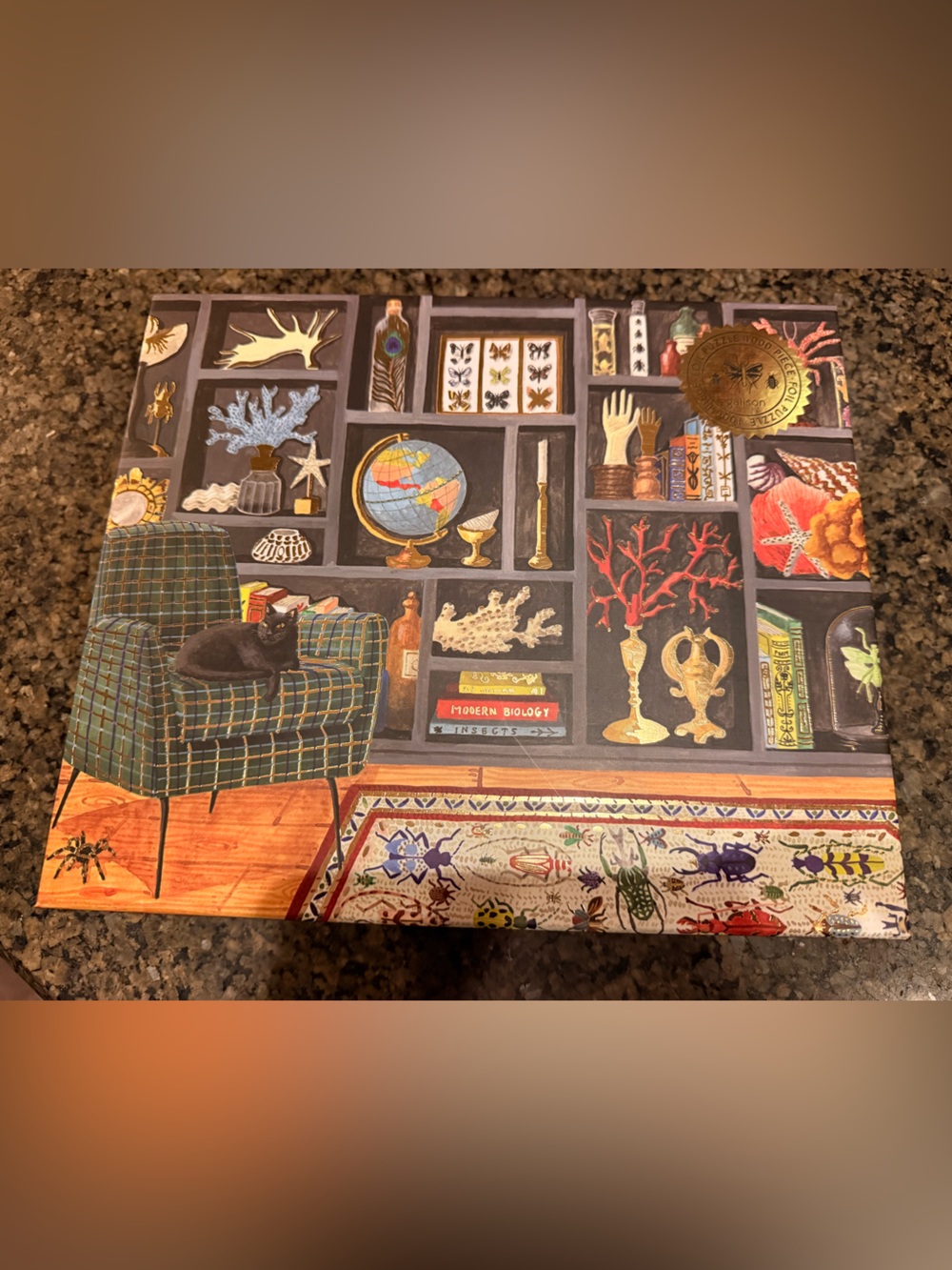 Galison Eclectic Treasures Foil Puzzle - Multicolor